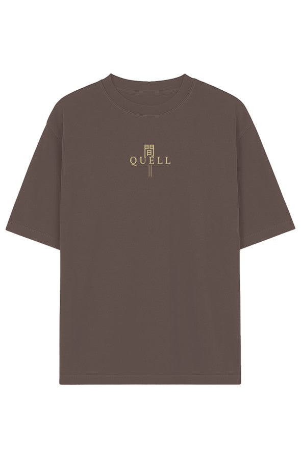 QUELL / 間 – Premium Cotton Tee(Dark)