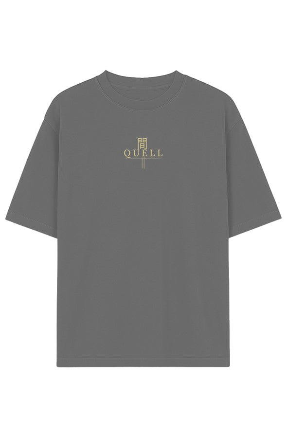 QUELL / 間 – Premium Cotton Tee(Dark)