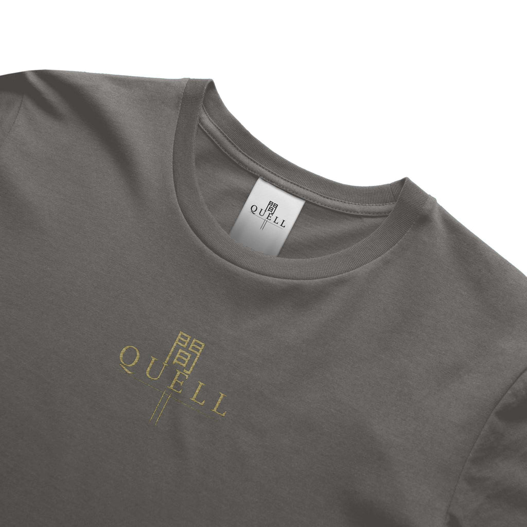 QUELL / 間 – Premium Cotton Tee(Dark)