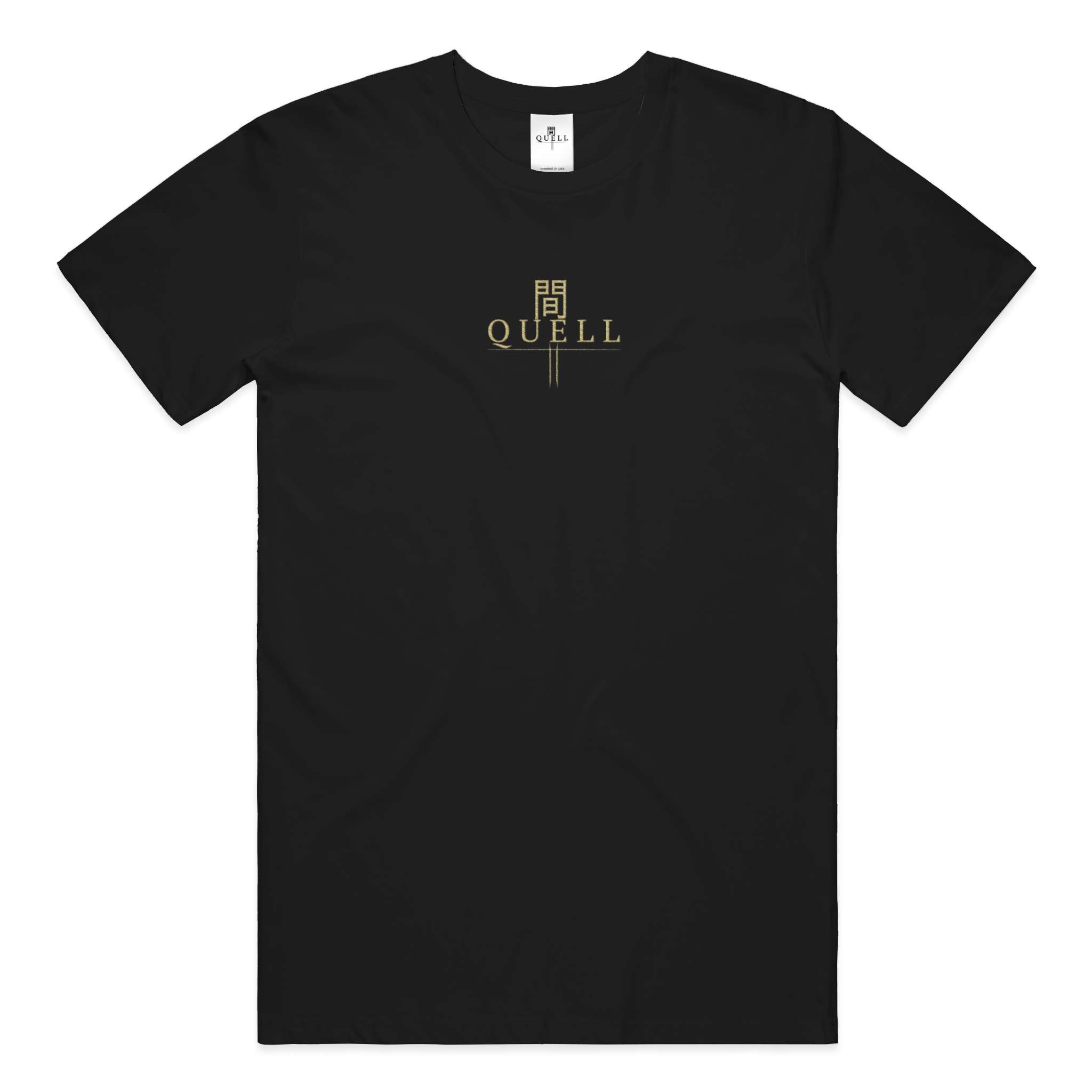QUELL / 間 – Premium Cotton Tee(Dark)