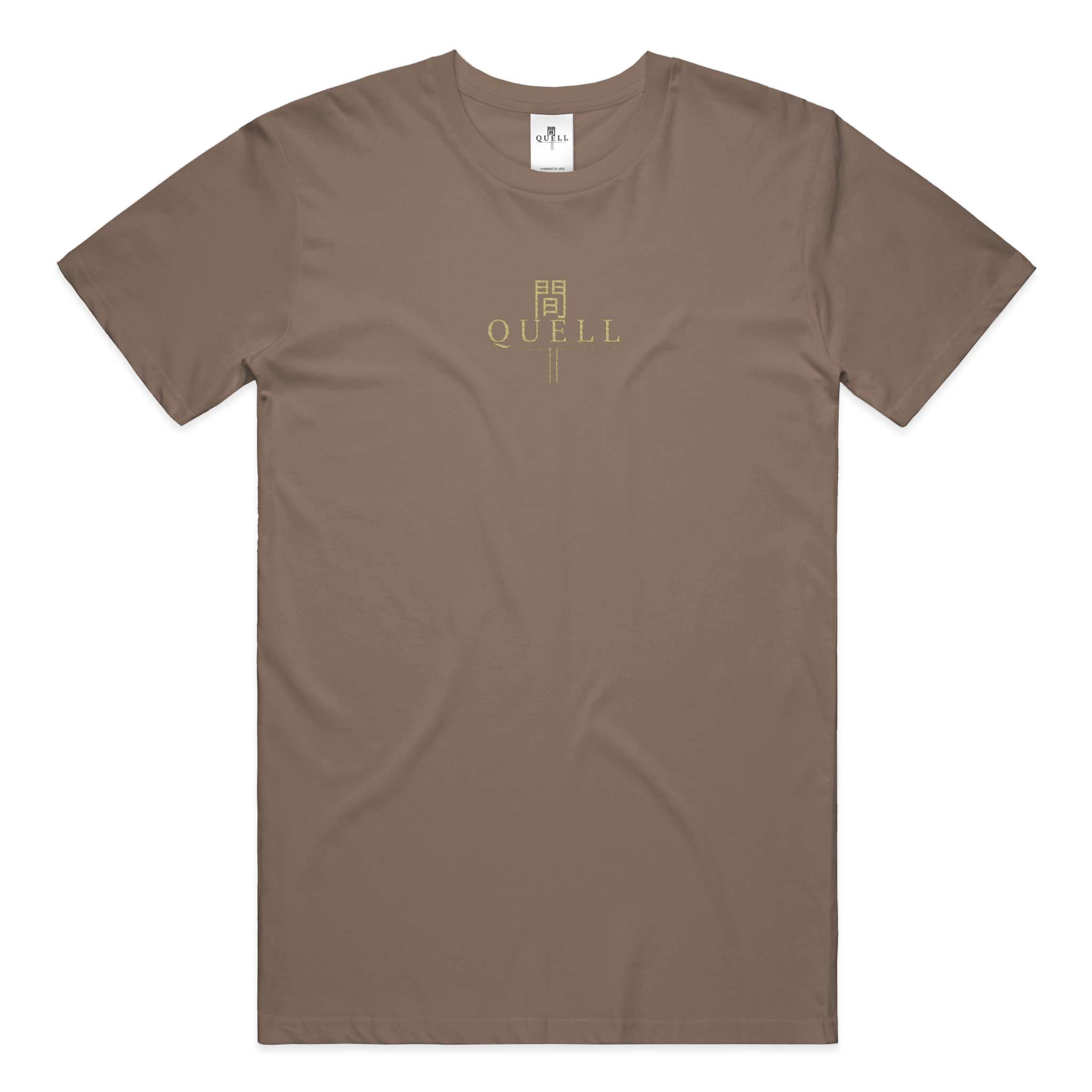 QUELL / 間 – Premium Cotton Tee(Dark)