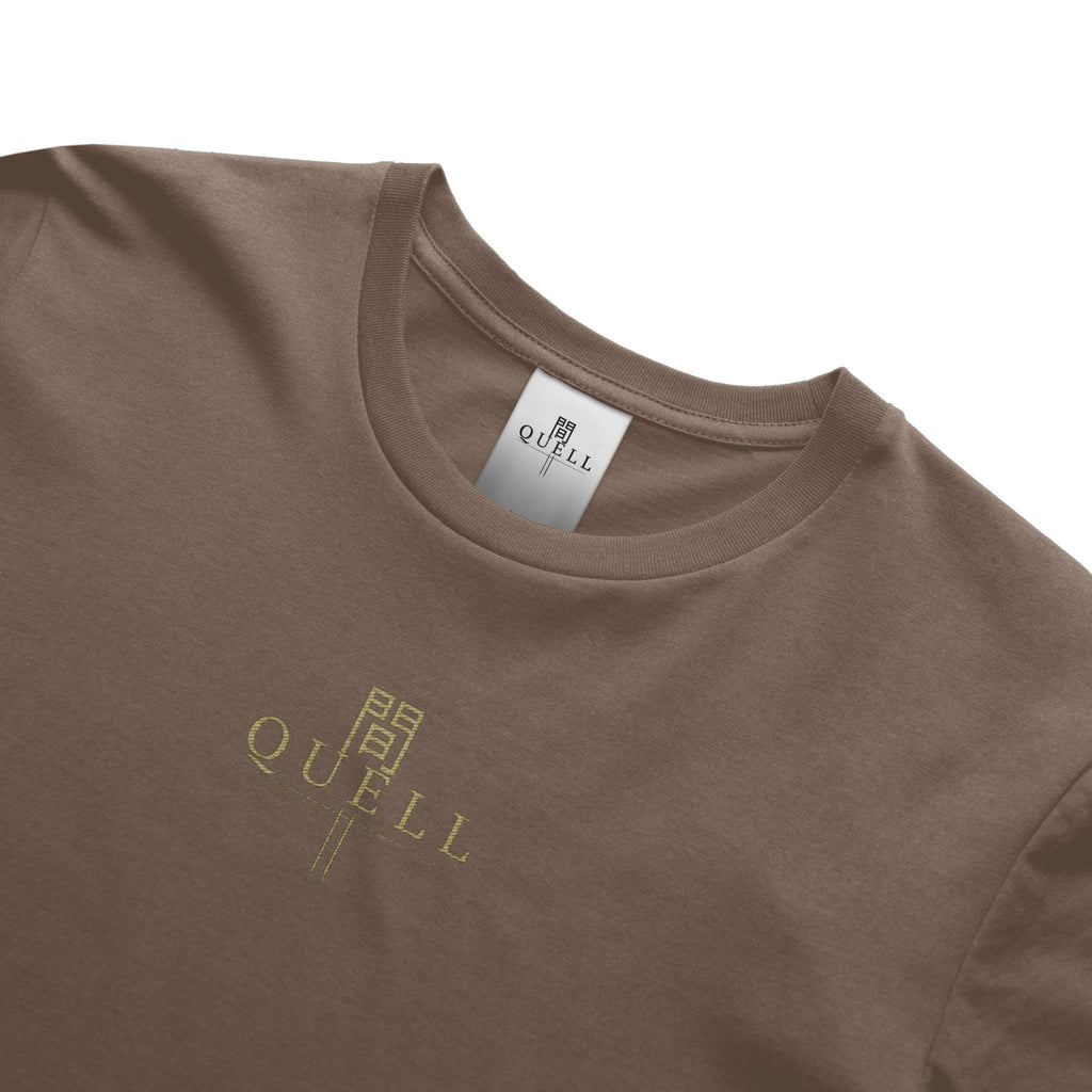 QUELL / 間 – Premium Cotton Tee(Dark)